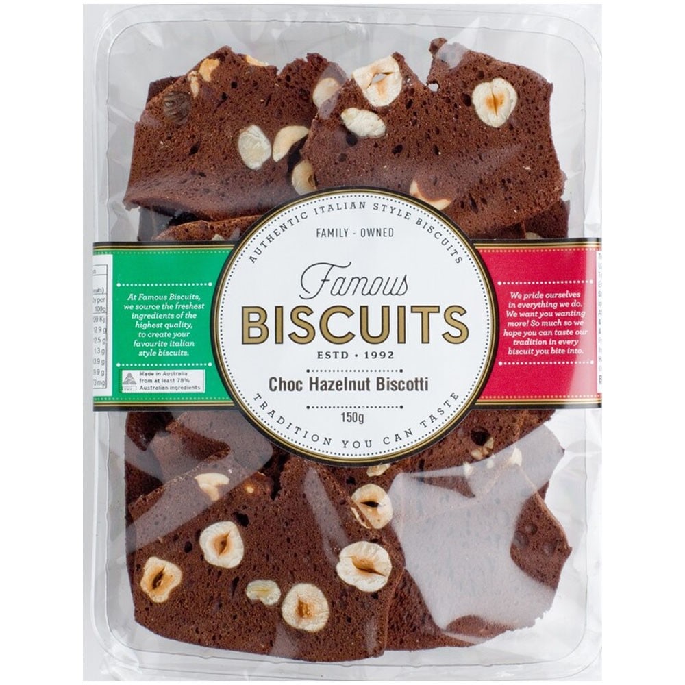 Famous Biscuits Choc Biscotti