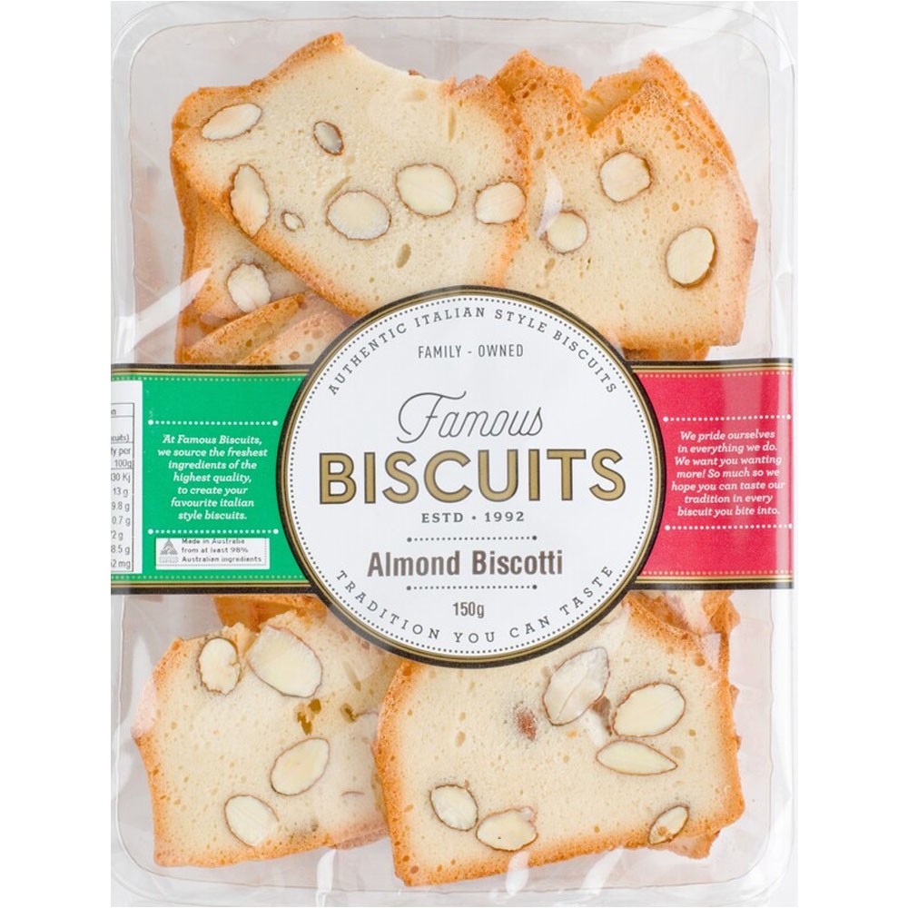 Famous Biscuits Almond Biscotti