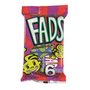 Fads Nat Yellow 6pk 90g 2906