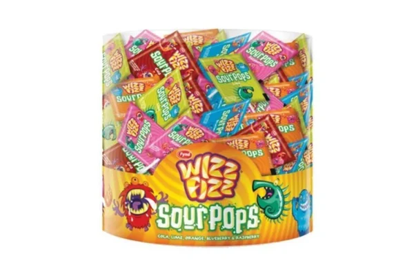 WF Sour Pops Tub 74pc 2851